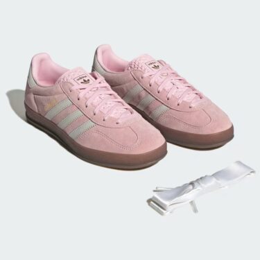 【2025年 3/20 発売】adidas Originals W GAZELLE INDOOR “Clear Pink/Off White/Gum” (アディダス オリジナルス ガゼル インドア) [JI2716]