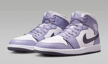 【2025年 3/10 発売】NIKE AIR JORDAN 1 MID "White/Indigo Haze" (ナイキ エア ジョーダン 1 "ホワイト/インディゴヘイズ") [DQ8426-145]