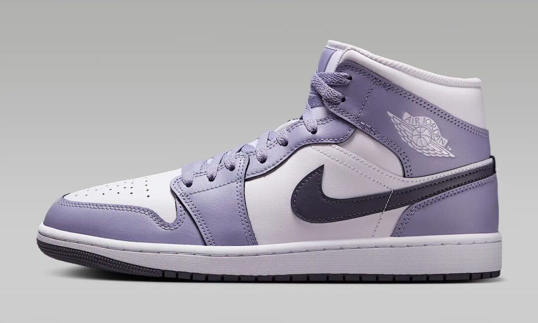 【2025年 3/10 発売】NIKE AIR JORDAN 1 MID “White/Indigo Haze” (ナイキ エア ジョーダン 1 “ホワイト/インディゴヘイズ”) [DQ8426-145]