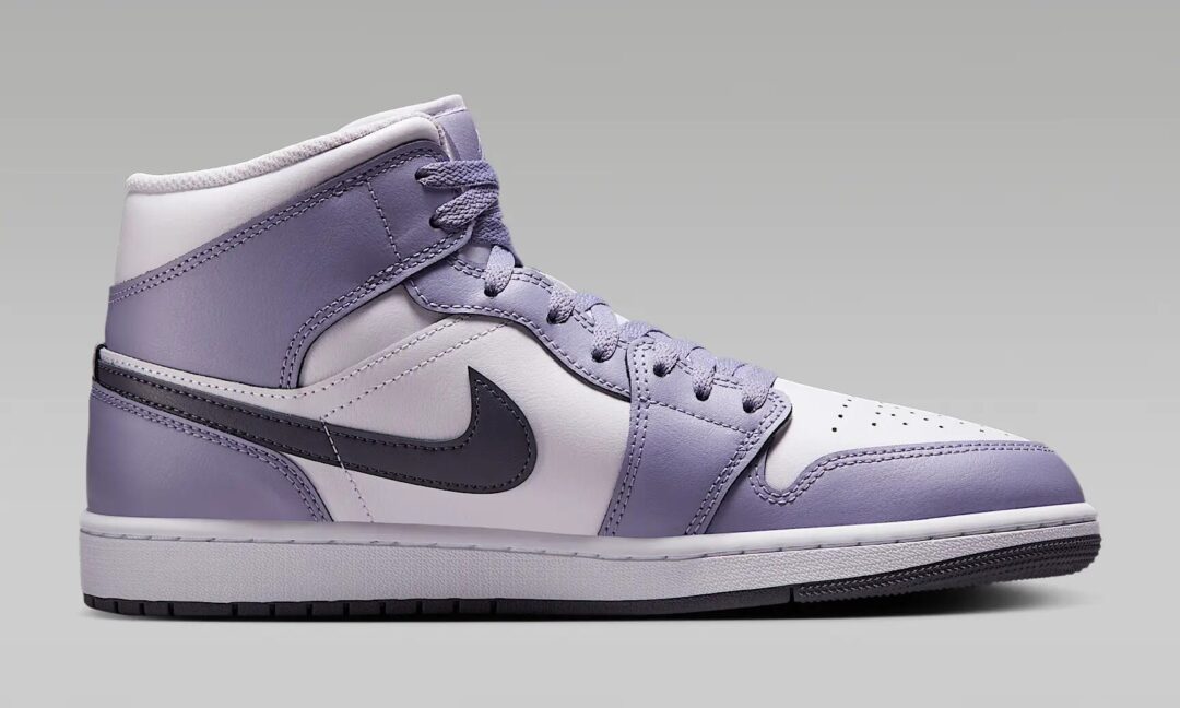 【2025年 3/10 発売】NIKE AIR JORDAN 1 MID “White/Indigo Haze” (ナイキ エア ジョーダン 1 “ホワイト/インディゴヘイズ”) [DQ8426-145]