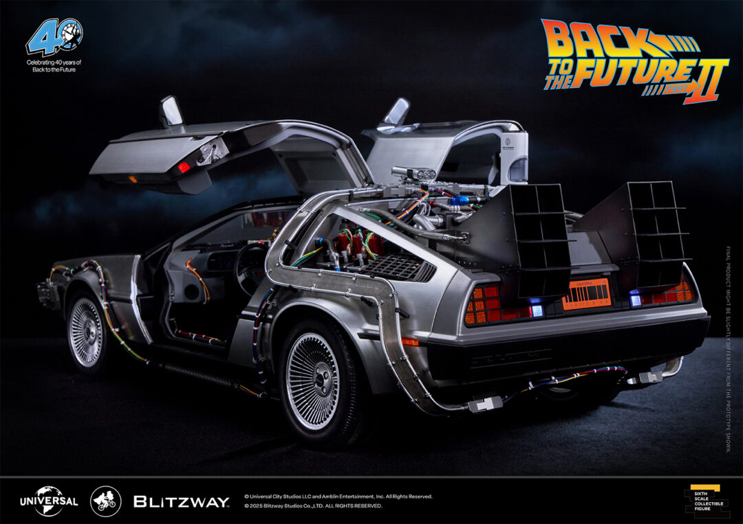 1/6スケールのバック・トゥ・ザ・フューチャー 2「デロリアン」が受注販売 (BACK TO THE FUTURE)