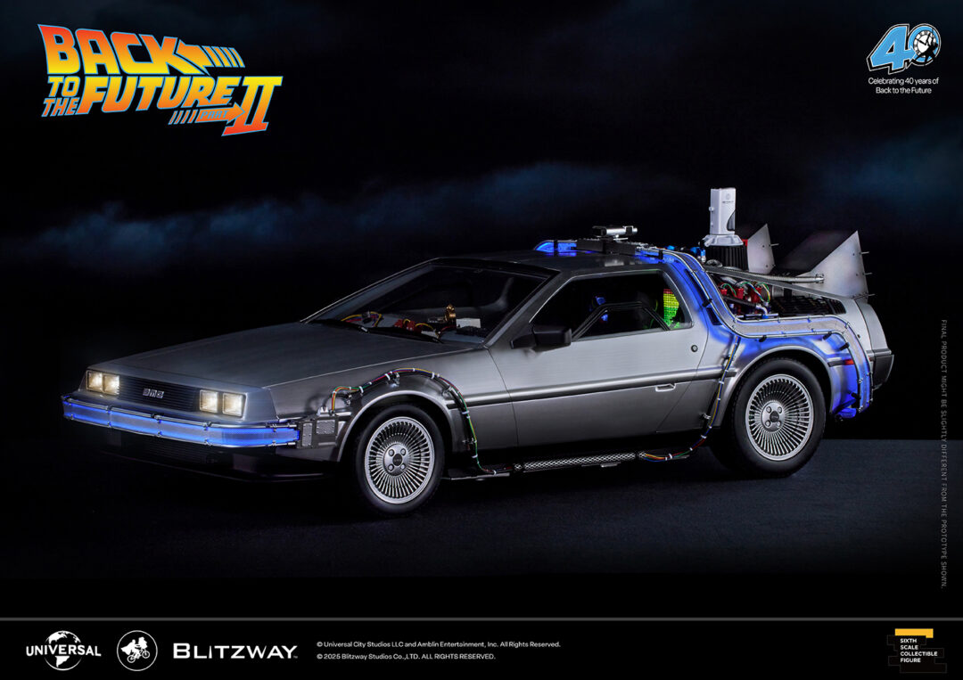 1/6スケールのバック・トゥ・ザ・フューチャー 2「デロリアン」が受注販売 (BACK TO THE FUTURE)