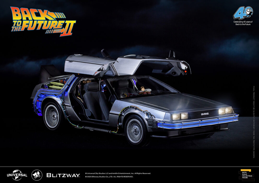 1/6スケールのバック・トゥ・ザ・フューチャー 2「デロリアン」が受注販売 (BACK TO THE FUTURE)