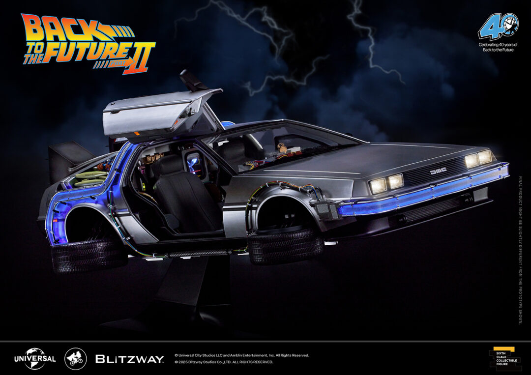 1/6スケールのバック・トゥ・ザ・フューチャー 2「デロリアン」が受注販売 (BACK TO THE FUTURE)