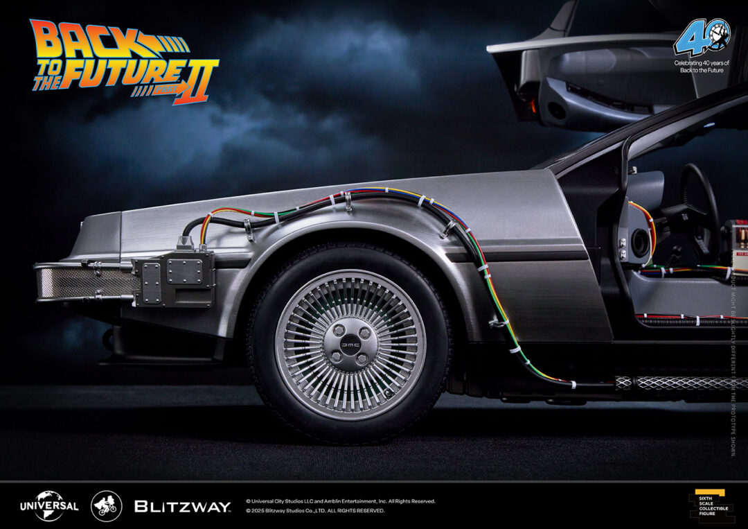 1/6スケールのバック・トゥ・ザ・フューチャー 2「デロリアン」が受注販売 (BACK TO THE FUTURE)