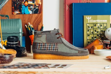 【2025年 3/27 発売】Bodega x Clarks Patchwork Wallabee 3.0 “Northeast Corridor” (ボデガ クラークス パッチワーク ワラビー “ノースイースト コリドー”) [1203A621.200]