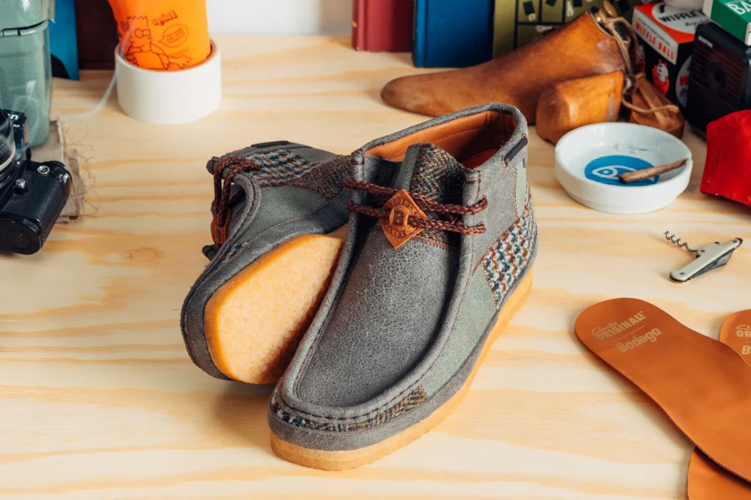 【2025年 3/27 発売】Bodega x Clarks Patchwork Wallabee 3.0 “Northeast Corridor” (ボデガ クラークス パッチワーク ワラビー “ノースイースト コリドー”) [1203A621.200]