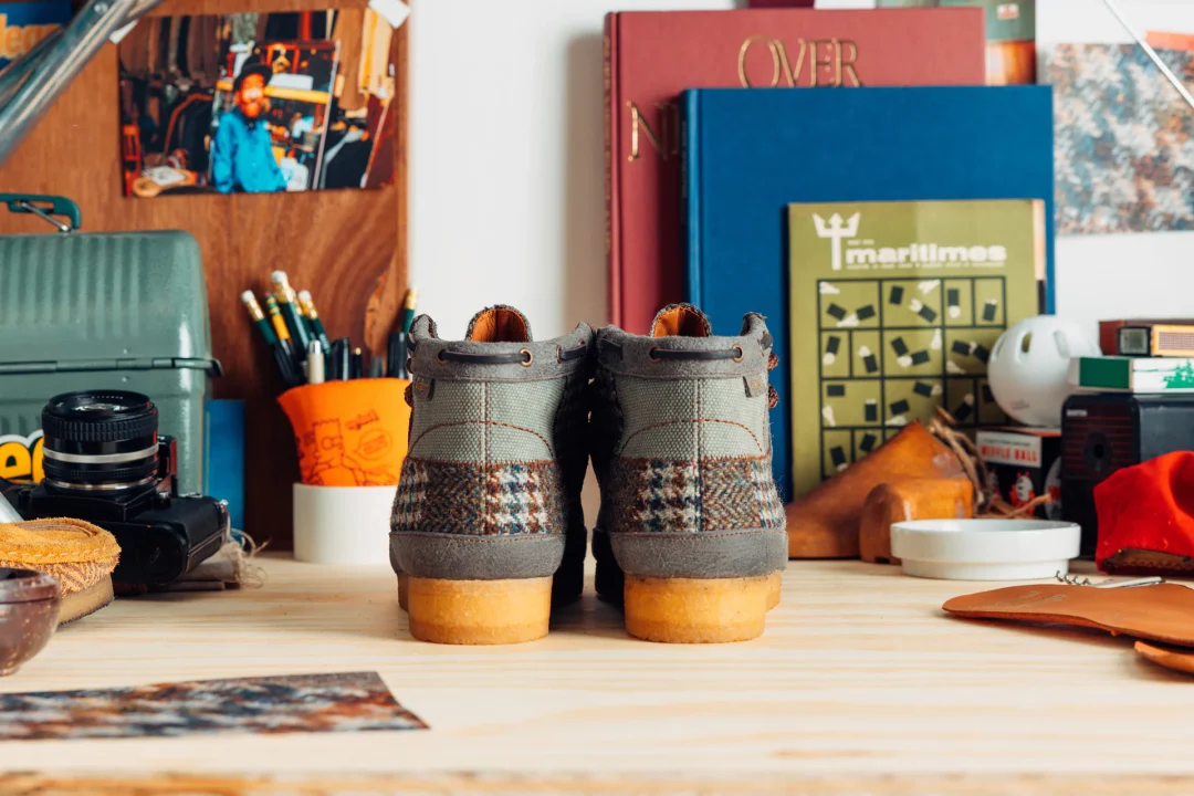 【2025年 3/27 発売】Bodega x Clarks Patchwork Wallabee 3.0 “Northeast Corridor” (ボデガ クラークス パッチワーク ワラビー “ノースイースト コリドー”) [1203A621.200]