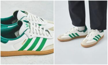 【2025年 3/21 発売】green label relaxing × adidas Originals SAMBA OG “Core White/Green” (ユナイテッドアローズ アディダス オリジナルス サンバ) [JI3202]