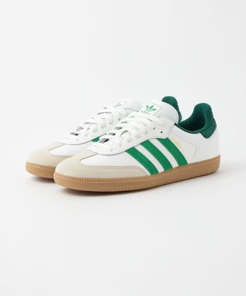 【2025年 3/21 発売】green label relaxing × adidas Originals SAMBA OG “Core White/Green” (ユナイテッドアローズ アディダス オリジナルス サンバ) [JI3202]