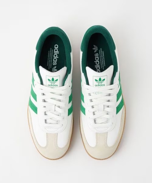 【2025年 3/21 発売】green label relaxing × adidas Originals SAMBA OG “Core White/Green” (ユナイテッドアローズ アディダス オリジナルス サンバ) [JI3202]