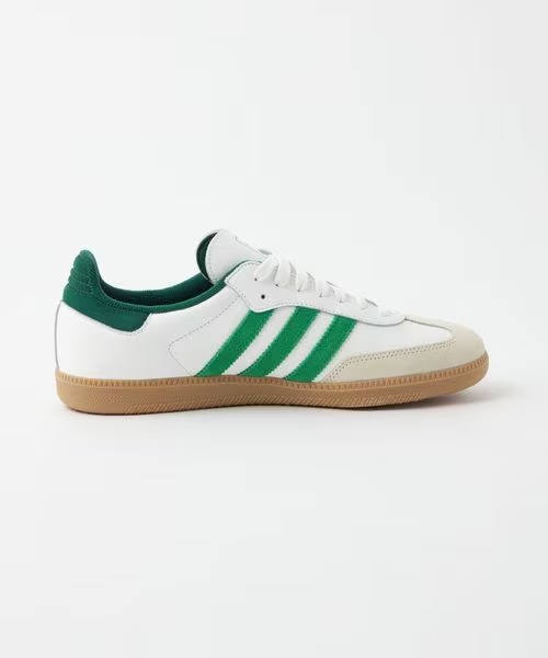 【2025年 3/21 発売】green label relaxing × adidas Originals SAMBA OG “Core White/Green” (ユナイテッドアローズ アディダス オリジナルス サンバ) [JI3202]