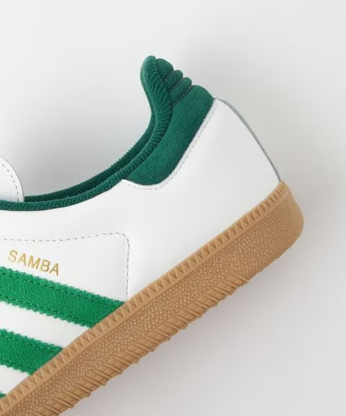 【2025年 3/21 発売】green label relaxing × adidas Originals SAMBA OG “Core White/Green” (ユナイテッドアローズ アディダス オリジナルス サンバ) [JI3202]