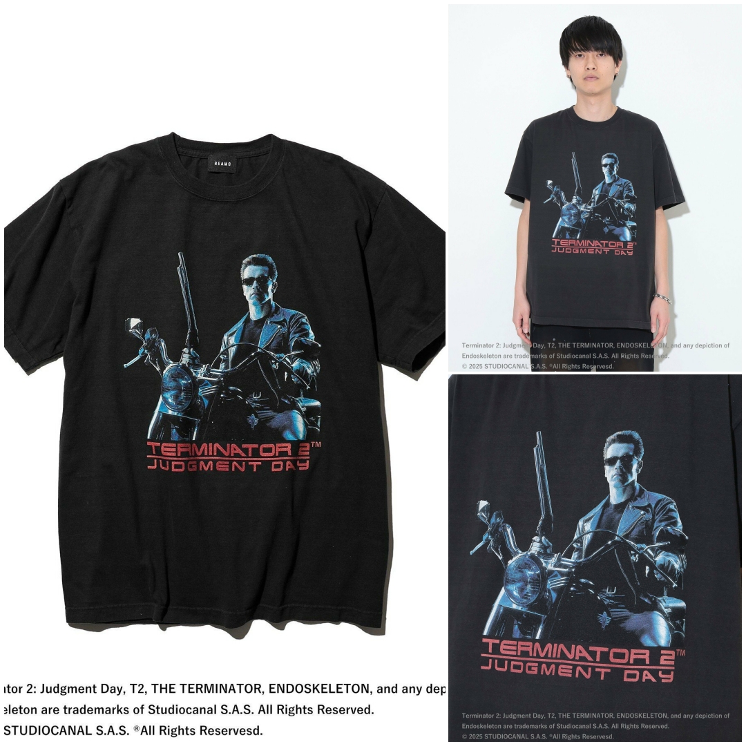 ターミネーター2 T-800をプリントしたBEAMS T × GOOD ROCK SPEED 別注Teeが2025年 4月下旬 発売 (TERMINATOR ビームス)