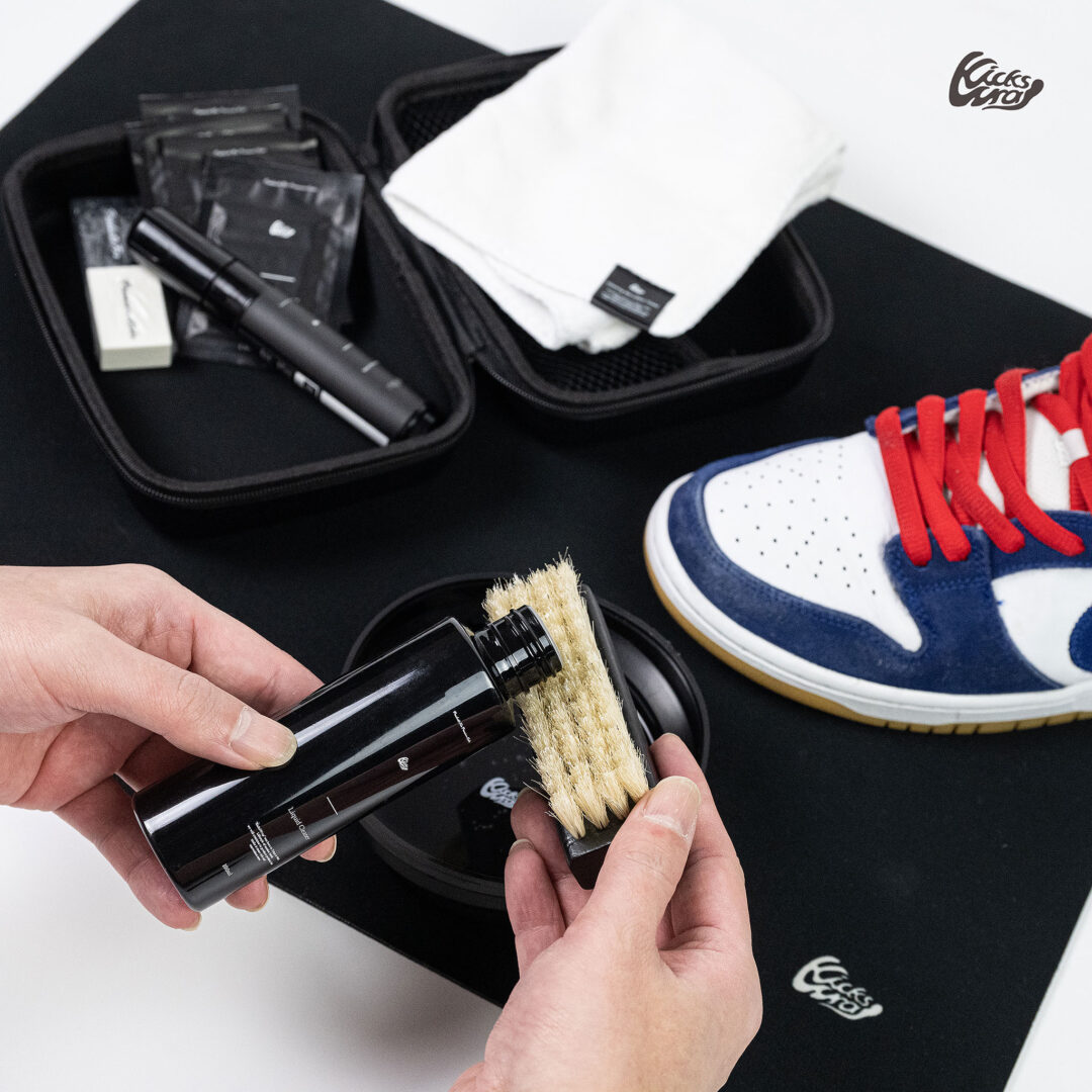 KicksWrapから最新オリジナルシューケアキット「Professional Shoe Care Kit」と濃縮液体タイプクリーナー「Liquid Cleaner 200ml」が2025年 3/20 19:00~先行予約 (キックスラップ)