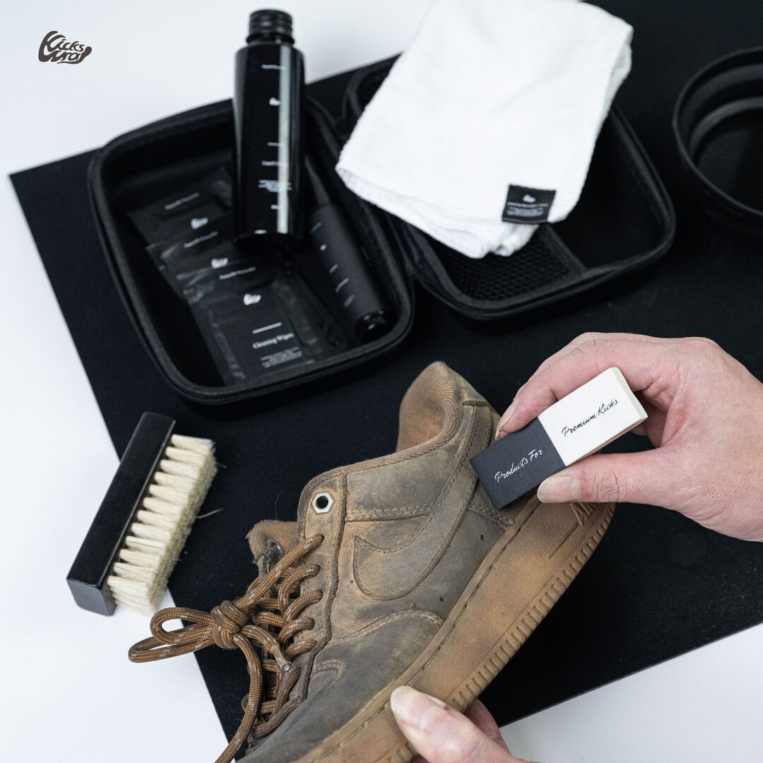 KicksWrapから最新オリジナルシューケアキット「Professional Shoe Care Kit」と濃縮液体タイプクリーナー「Liquid Cleaner 200ml」が2025年 3/20 19:00~先行予約 (キックスラップ)