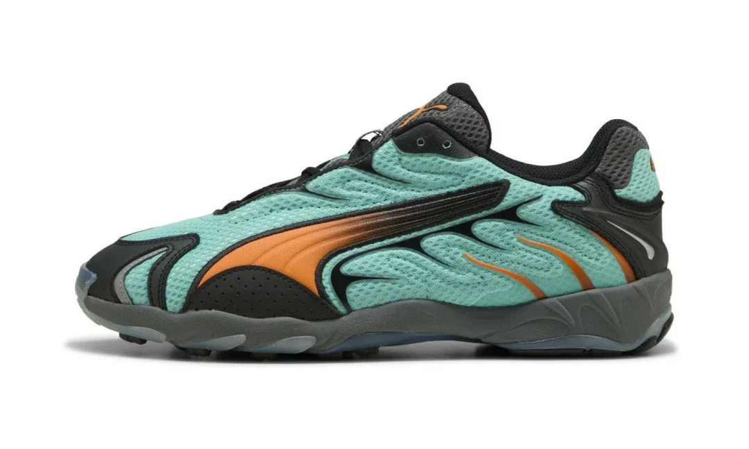 【2025年 3/14 発売】PUMA INHALE “Aquatic/Orange Glo” (プーマ インヘイル) [401560-04]