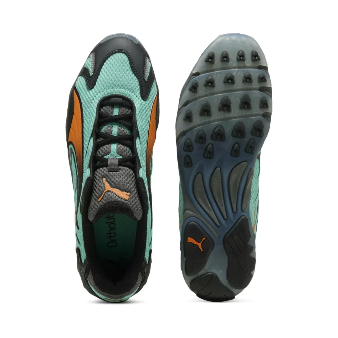 【2025年 3/14 発売】PUMA INHALE “Aquatic/Orange Glo” (プーマ インヘイル) [401560-04]