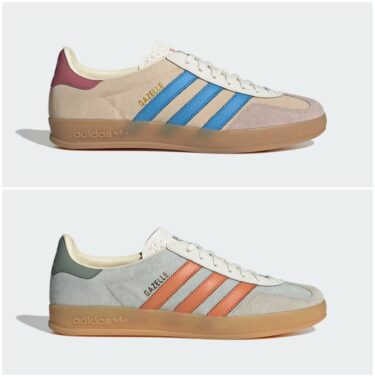 【2025年 3/14 発売】adidas Originals GAZELLE INDOOR “Sand Strata/Wonder Silver” (アディダス オリジナルス ガゼル インドア) [JQ0010/JQ0011]