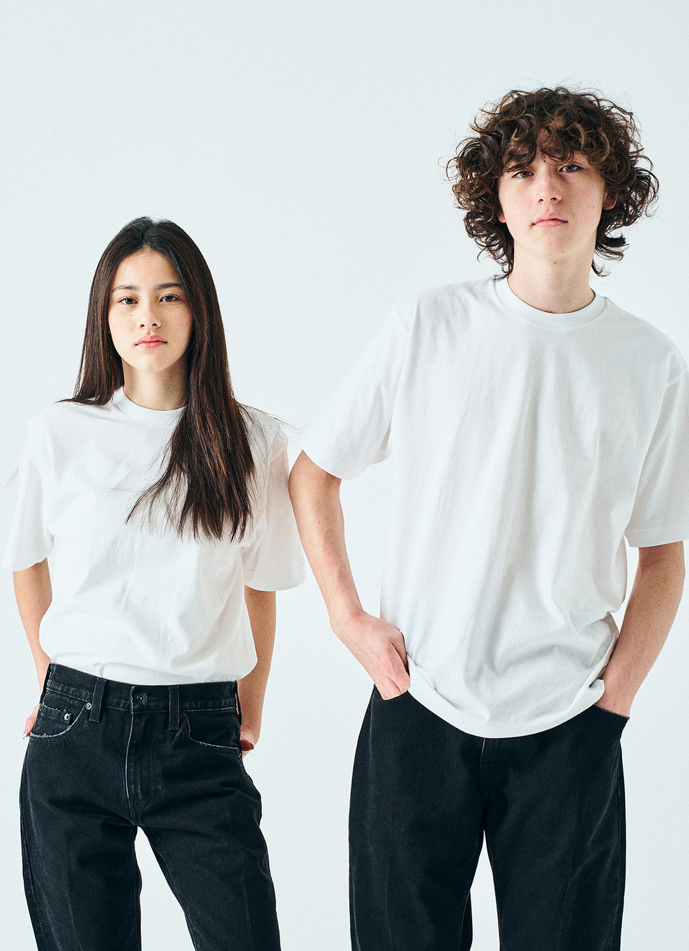 417 EDIFICE × HANES 別注 New USコットンクルーネックTシャツ “2枚セット” (エディフィス ヘインズ)