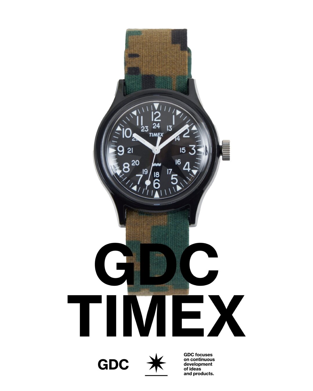 GDC × TIMEX コラボ Camber & SS TEEが2025年 3/22 発売 (ジーディーシー タイメックス 熊谷隆志)