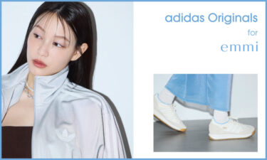 【2025年 3/20 発売】emmi × adidas Originals SL 72 RS “White/Light Blue” (エミ アディダス オリジナルス) [JQ3501]