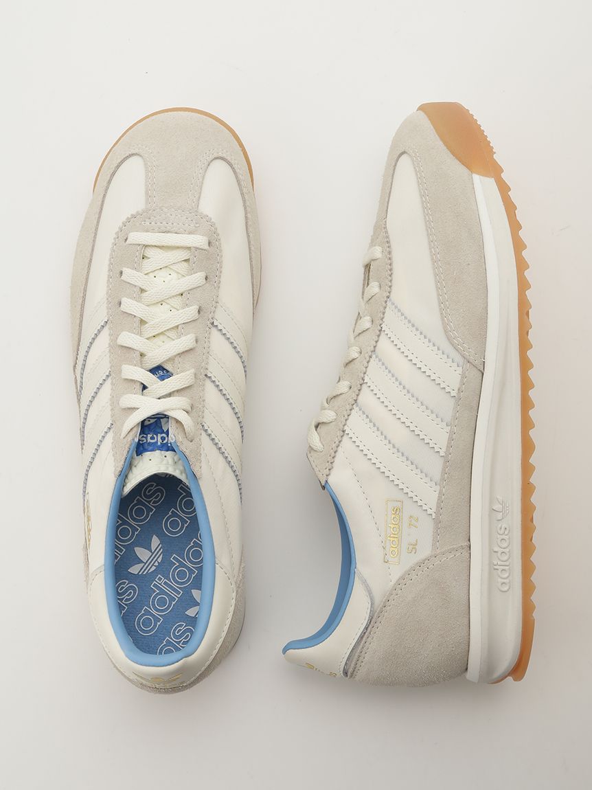 【2025年 3/20 発売】emmi × adidas Originals SL 72 RS “White/Light Blue” (エミ アディダス オリジナルス) [JQ3501]