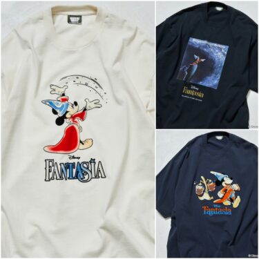 ヴィンテージライクに仕上げたFREAK'S STORE × Disney ファンタジア Teeが2025年 4月上旬 発売 (フリークスストア ディズニー ミッキーマウス MICKEY MOUSE)