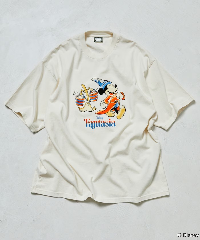 ヴィンテージライクに仕上げたFREAK’S STORE × Disney ファンタジア Teeが2025年 4月上旬 発売 (フリークスストア ディズニー ミッキーマウス MICKEY MOUSE)