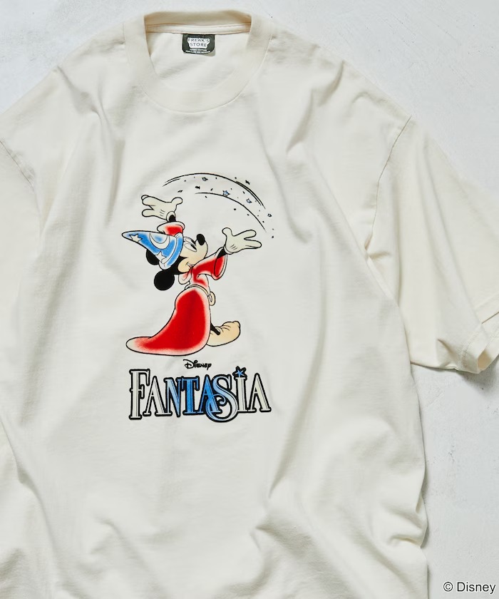 ヴィンテージライクに仕上げたFREAK’S STORE × Disney ファンタジア Teeが2025年 4月上旬 発売 (フリークスストア ディズニー ミッキーマウス MICKEY MOUSE)