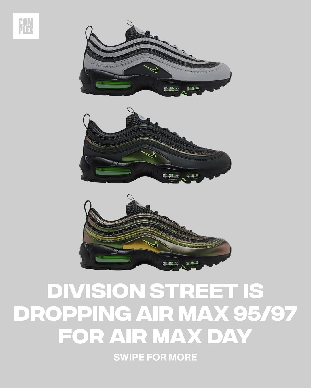 【2025年 3/15~3/26 発売】Division Street x NIKE AIR MAX 95/97 “Ducks of a Feather” (ディヴィジョン・ストリート ナイキ エア マックス “ダックス オブ ア フェザー”)